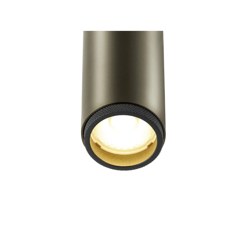 Aufputz-Spot Grip! S Bronze mit Schwarz 3000K SLV 4024163304955