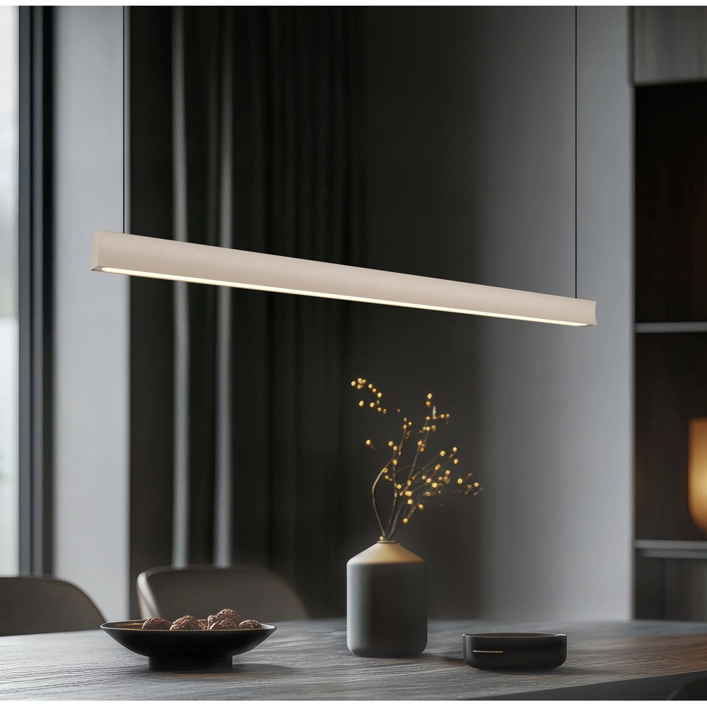 Design-Pendelleuchte Wallace beige Trio 4017807671179