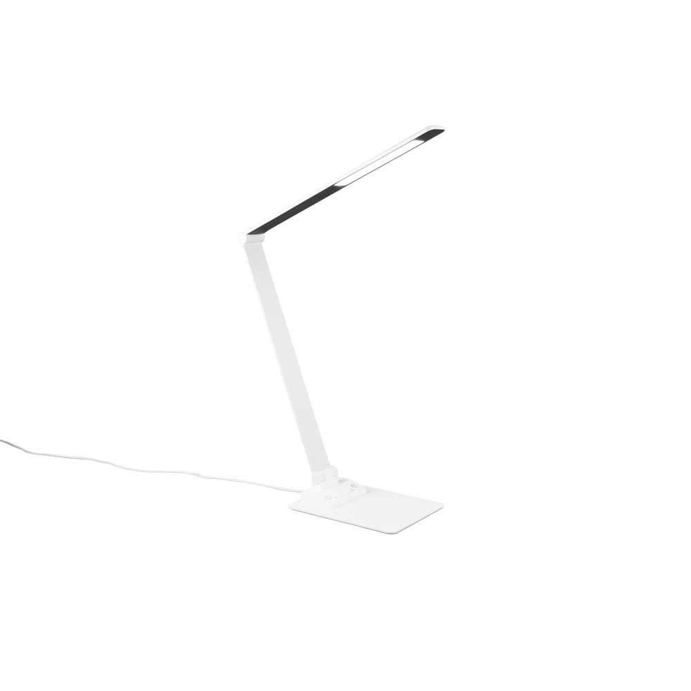 Schreibtischlampe Travis Design Weiß Trio 4017807600193