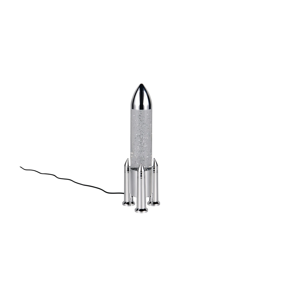Tischlampe Apollo Raketen-Titan-Grau Trio 4017807681208