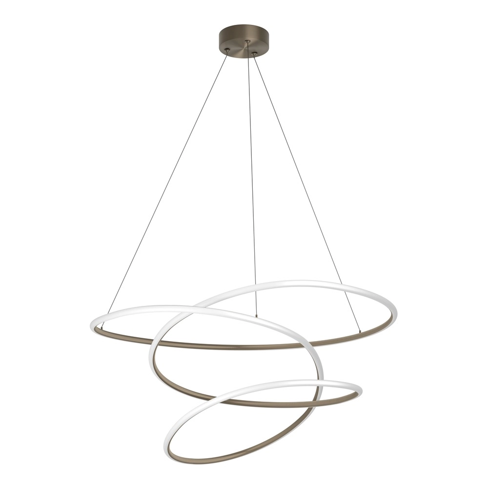 Moderne Pendellampe Racale Ø 78 cm Bronze Eglo 9008606391424
