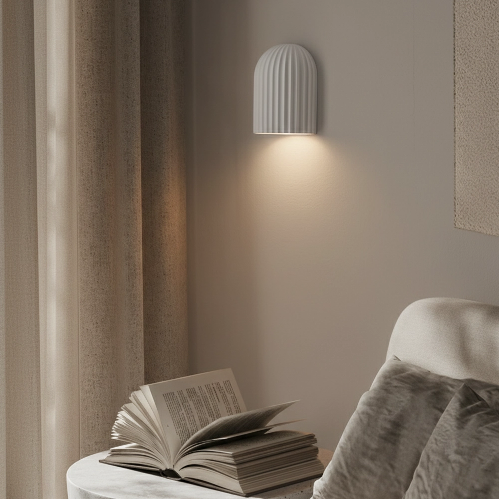 Wandleuchte Ammos Design Weiß