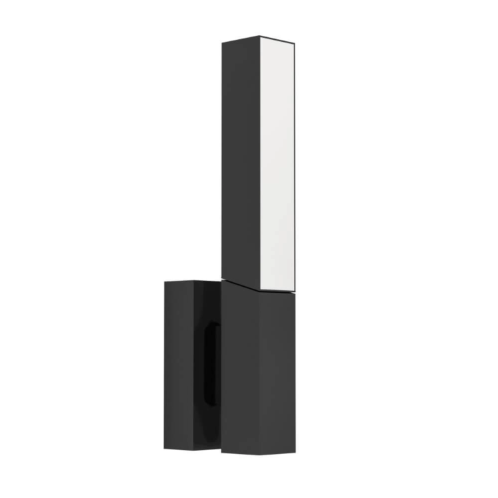 Schwarze LED-Außenlampe Ugento