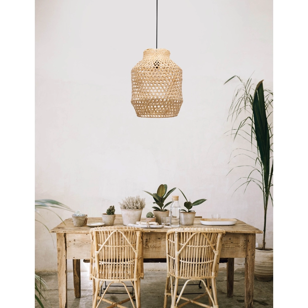 Rattan Pendelleuchte Mia Ø 35cm Lyora 5212017421326