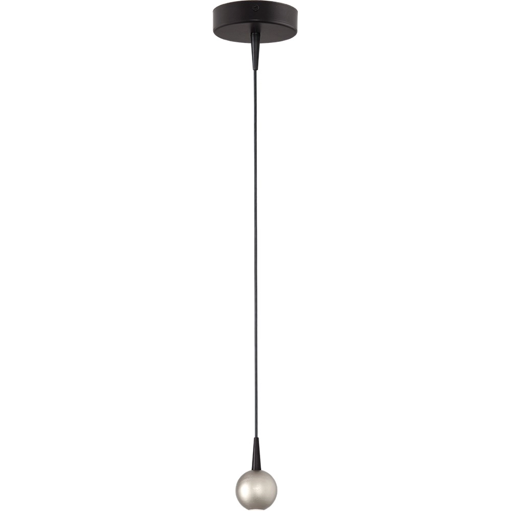 Pendellampe Talana schwarz mit Nickel Ø 6 cm