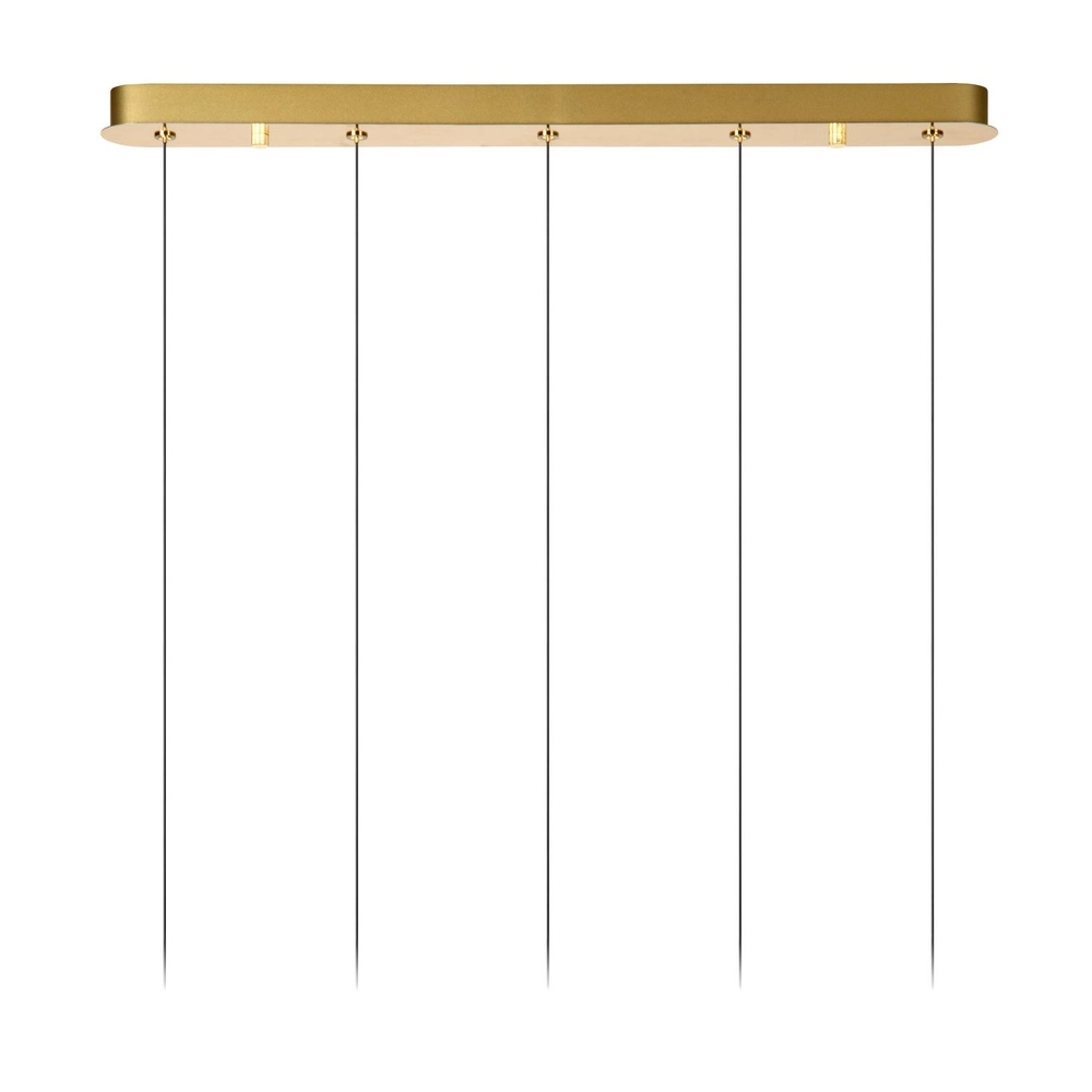 Design-Pendellampe Kligande 5-Licht Gold-Gerade Lucide 5411212134646