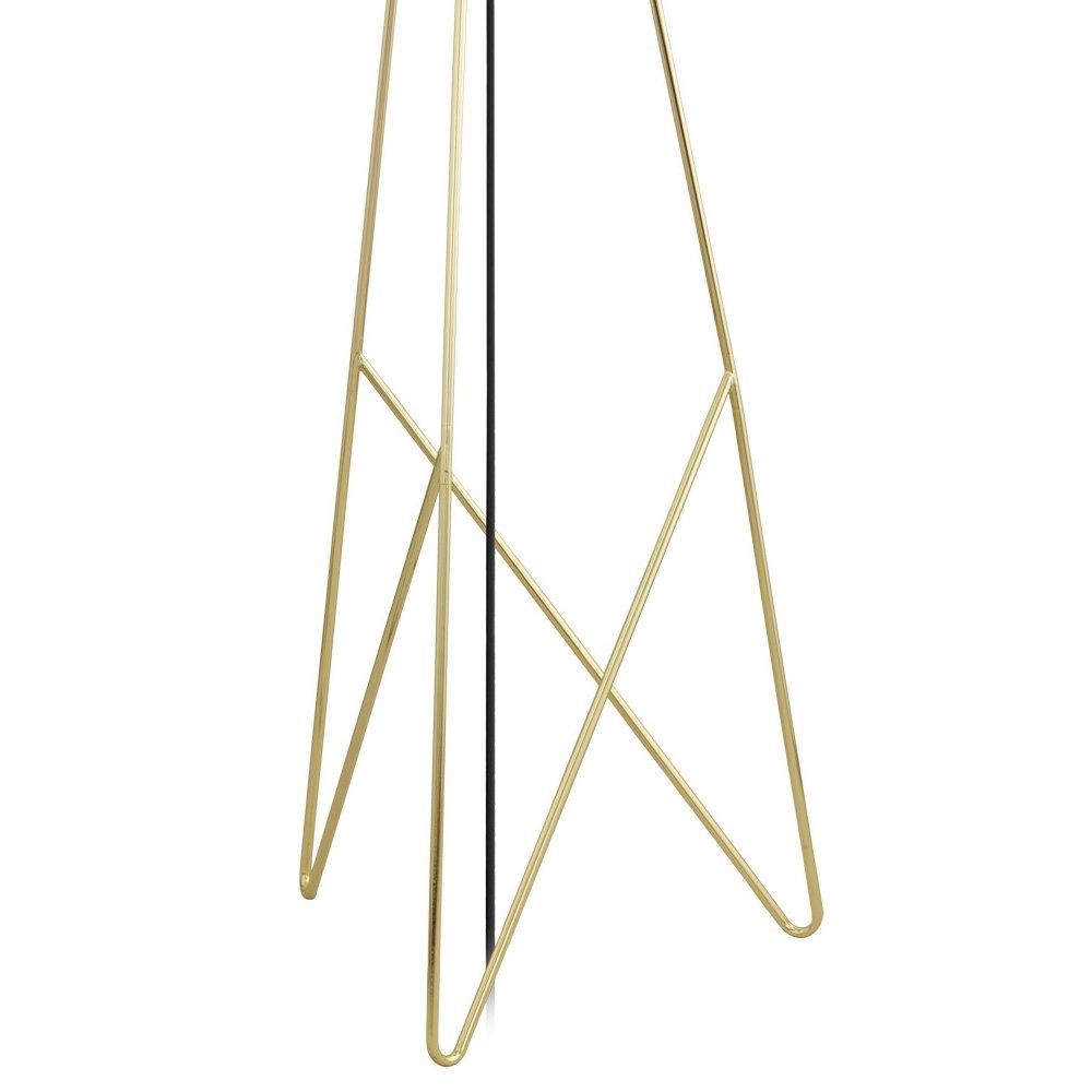 Stehlampe Camporale gold mit schwarzer Lampenschirm Stars of Light 9002759392314