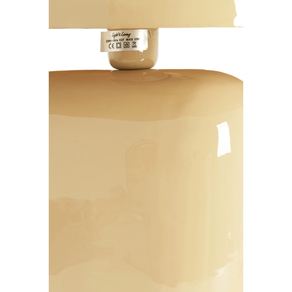 Tischlampe Todd Oval – Glanzsand Light & Living 8717807818937