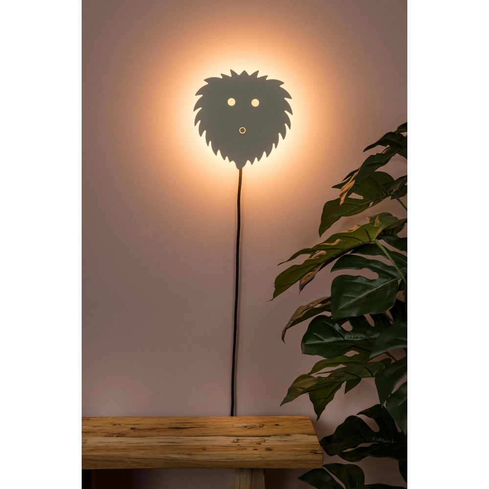 Kinderzimmer-Wandlampe Charlie Sandbraun Lucide 5411212441782