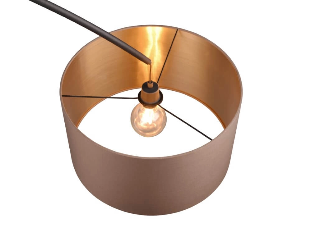 Bogenlampe Mansur Schwarz Trio 4017807574524