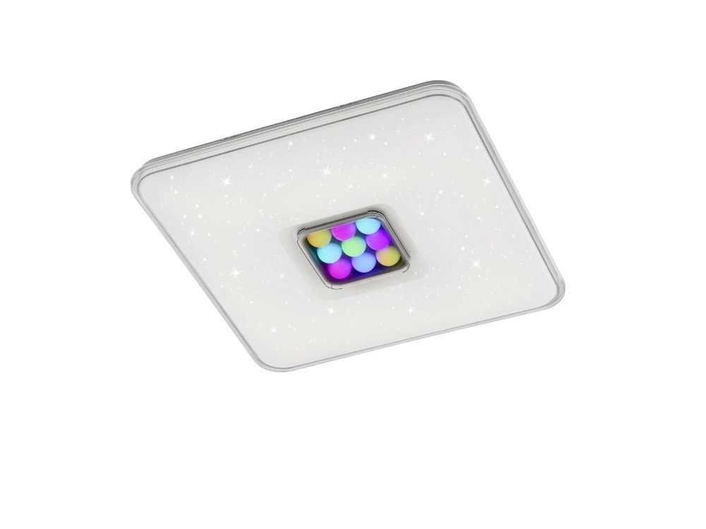 Quadratische Deckenlampe Ogasaki