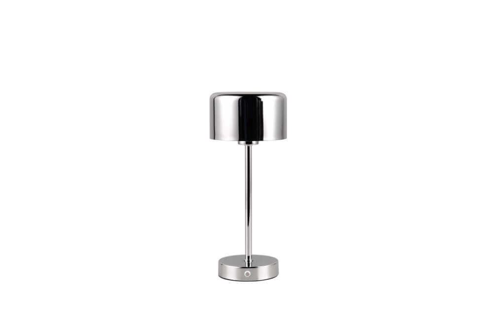 Wiederaufladbare Tischlampe Jeff Chrom Trio 4017807598988