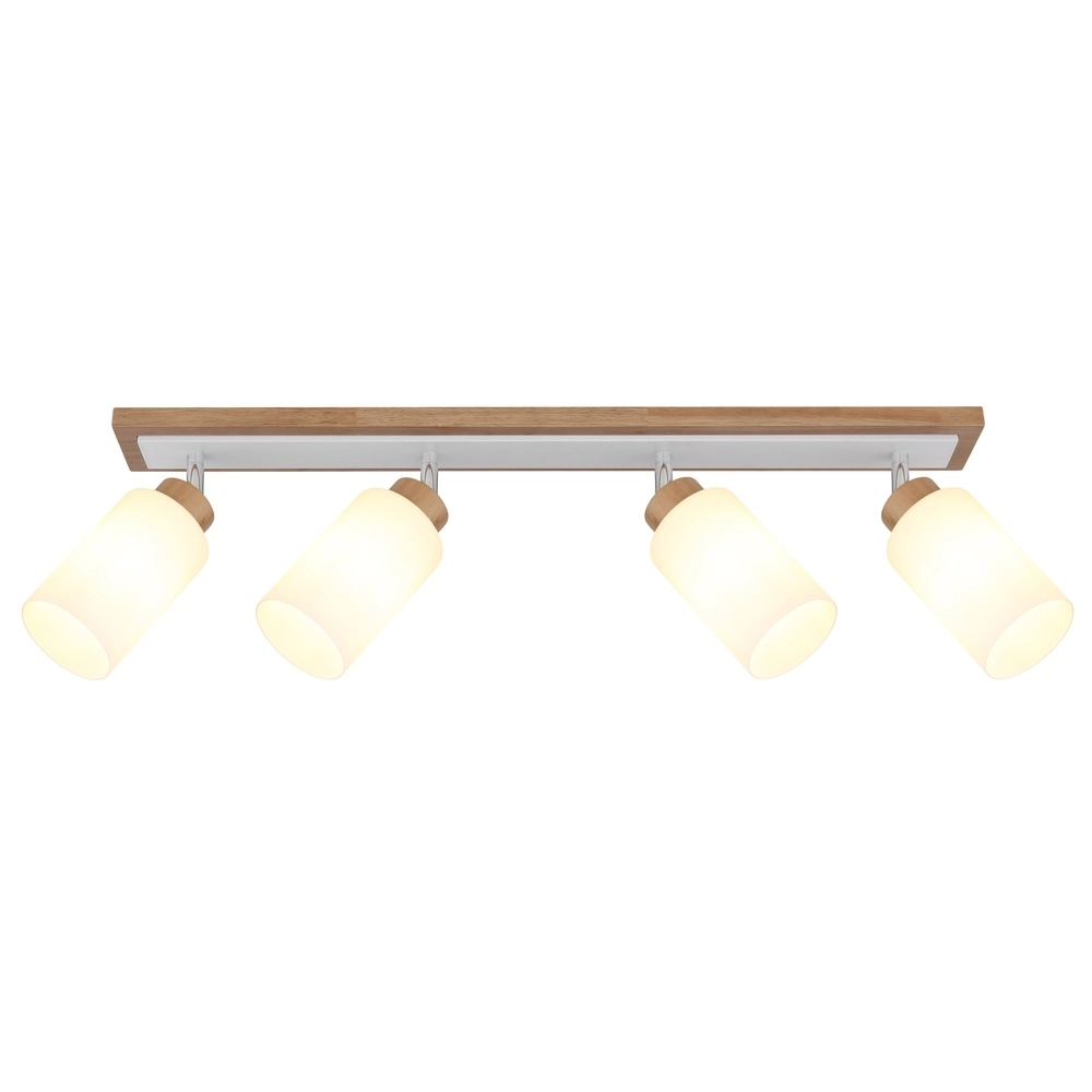Deckenlampe Rowena 4-Licht Holz Globo 9007371583362