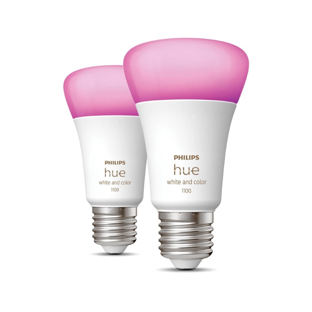 Hue - E27 - 11W - White and Color 2er-Set Philips 8719514291317
