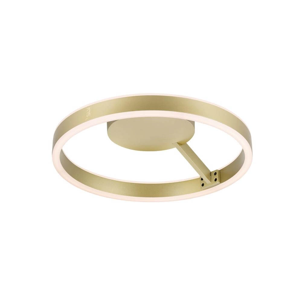 Schlanke Deckenleuchte One 40 gold Ø 40cm SLV 4024163298544