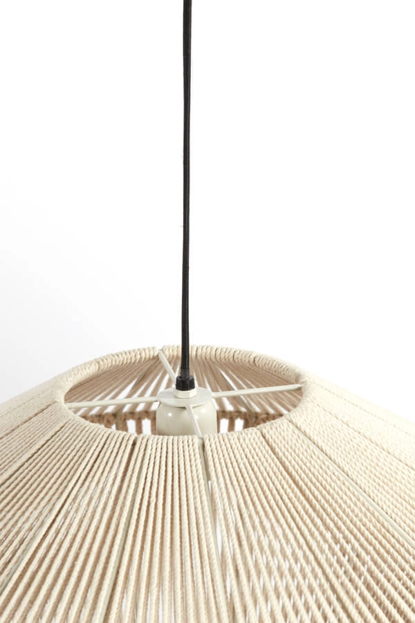 Pendelleuchte japandi Felida Ø 53cm creme Light & Living 8717807694357