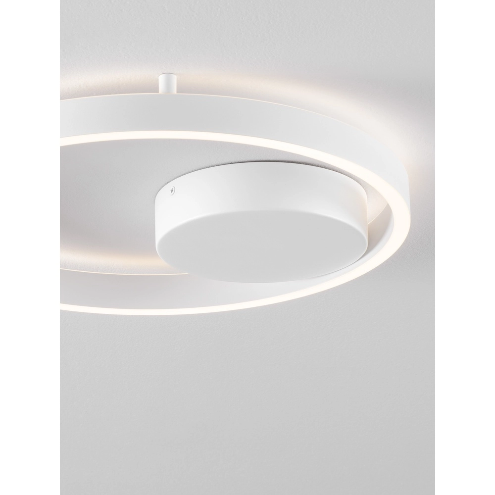 Deckenlampe Hedra rund Ø 40cm weiß Lyora 5212017448859