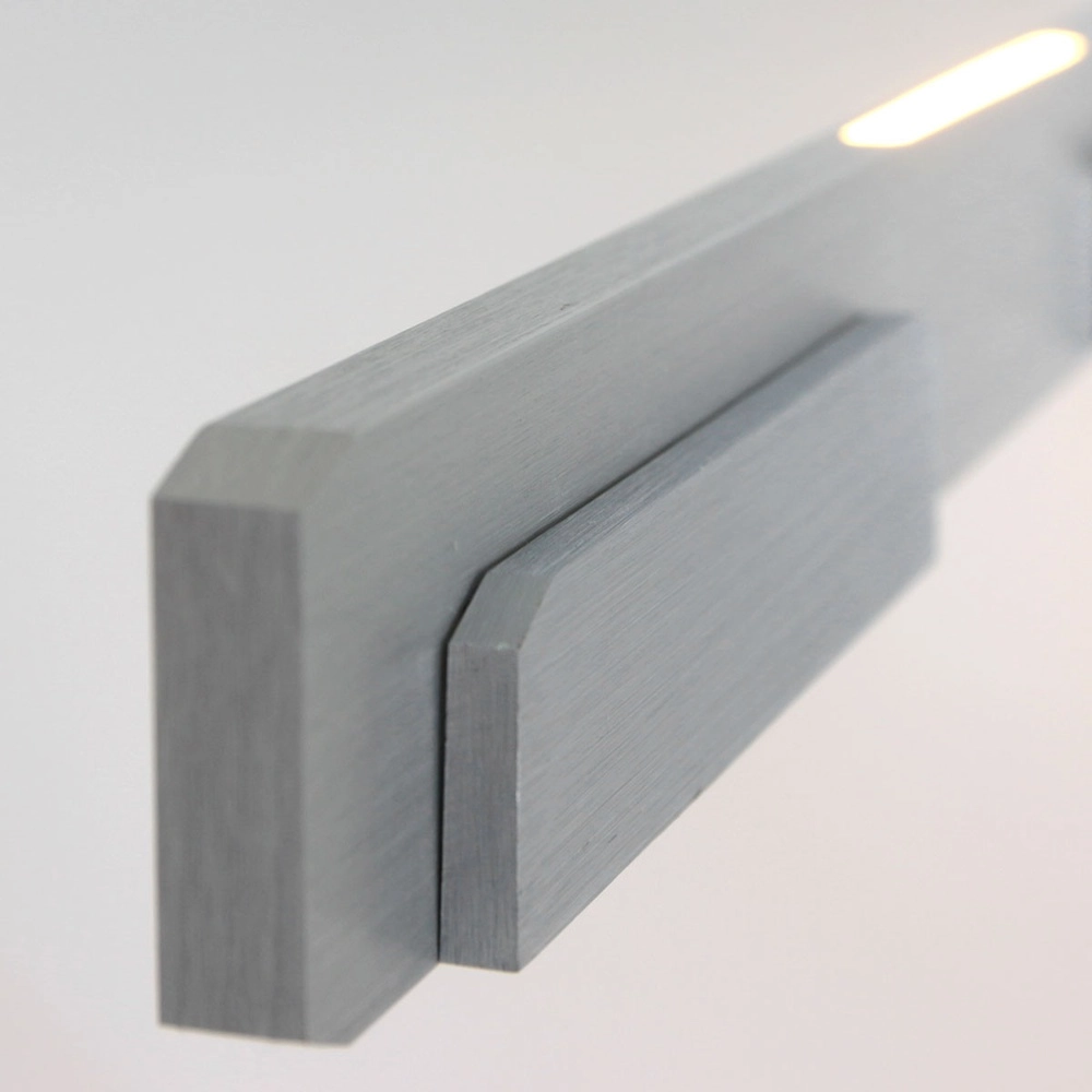 Schlanke Pendelleuchte Bloc Metallic-Grau Steinhauer 8712746148268