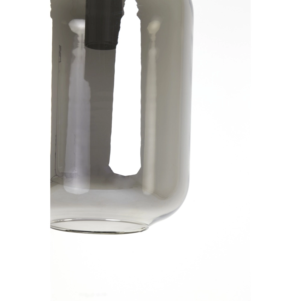 Rauchglas-Pendellampe Lekar Ø 22cm - 1x E27 Light & Living 8717807636678