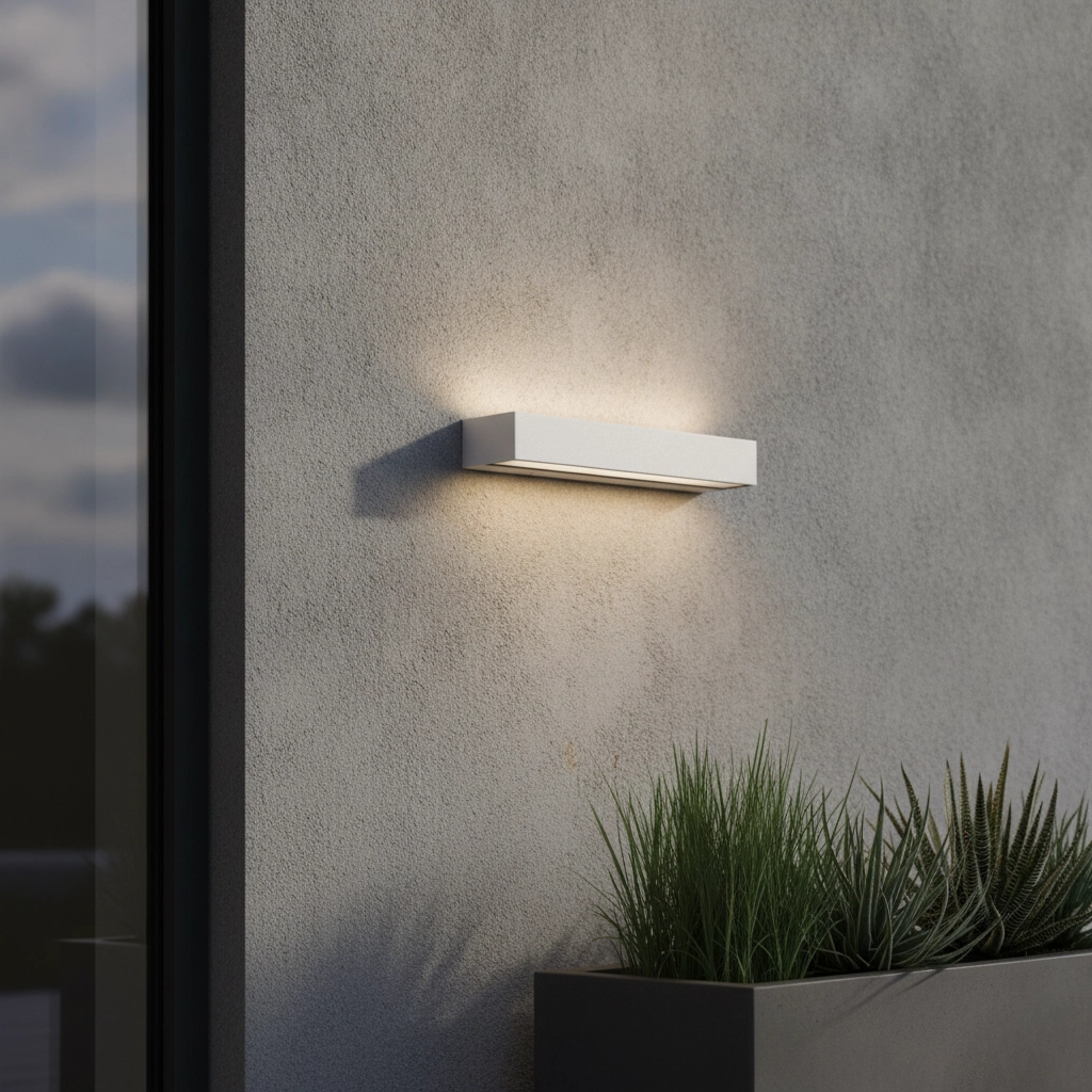 Elegante Wandlampe Lane weiß 36cm - 28W