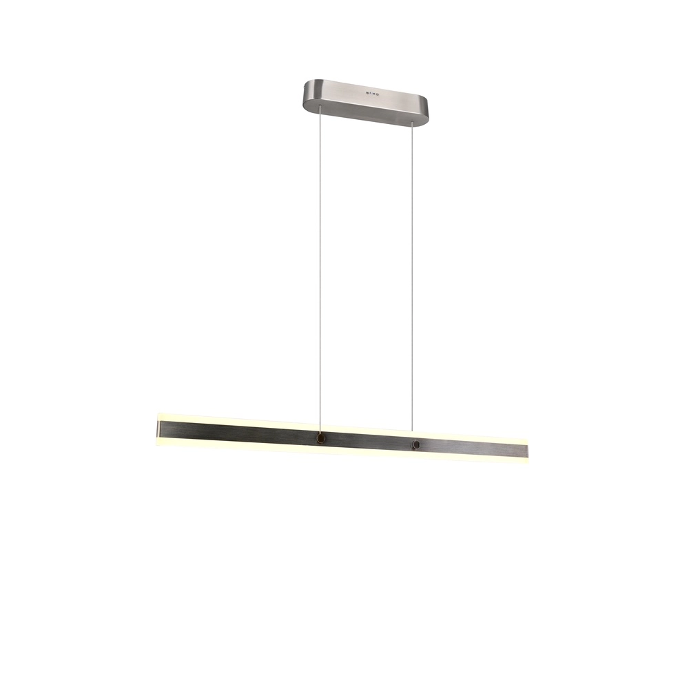 Moderne Pendelleuchte Arcola 115cm Nickel