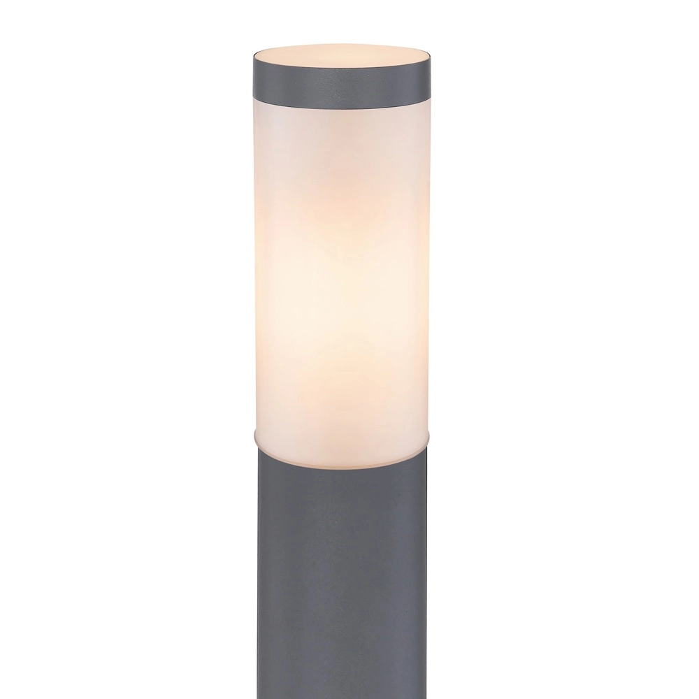 Gartenlampe 110 cm Boston Anthrazit mit Weiß Globo 9007371411665