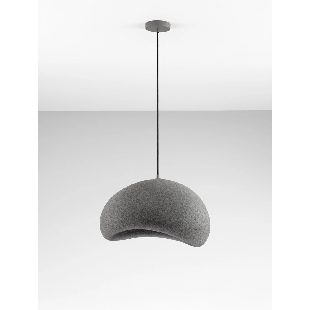 Natürliche Pendelleuchte Aere grau 50cm Lyora 5212017476715