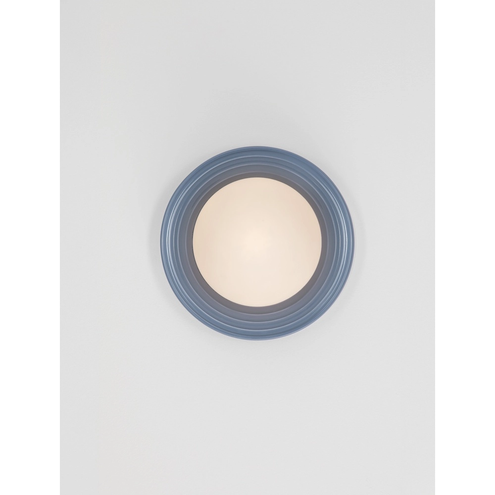 Wandleuchte Orbique hellblau Ø 22cm Lyora 5212017483867