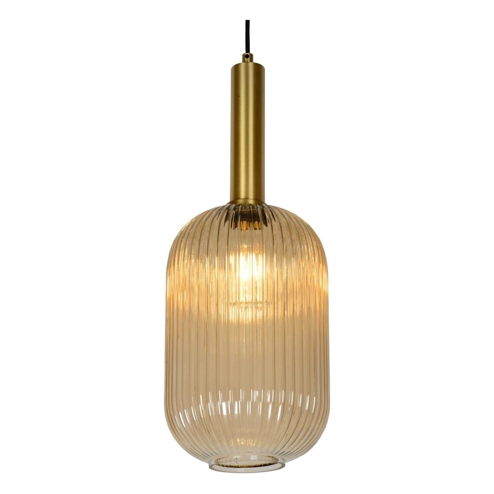 Pendellampe Maloto Ø 20 cm Bernstein Lucide 5411212451187