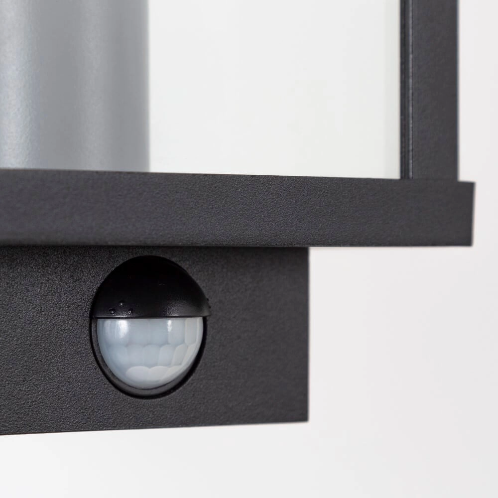 Black outdoor lamp with sensor Boston KS 8714732776806