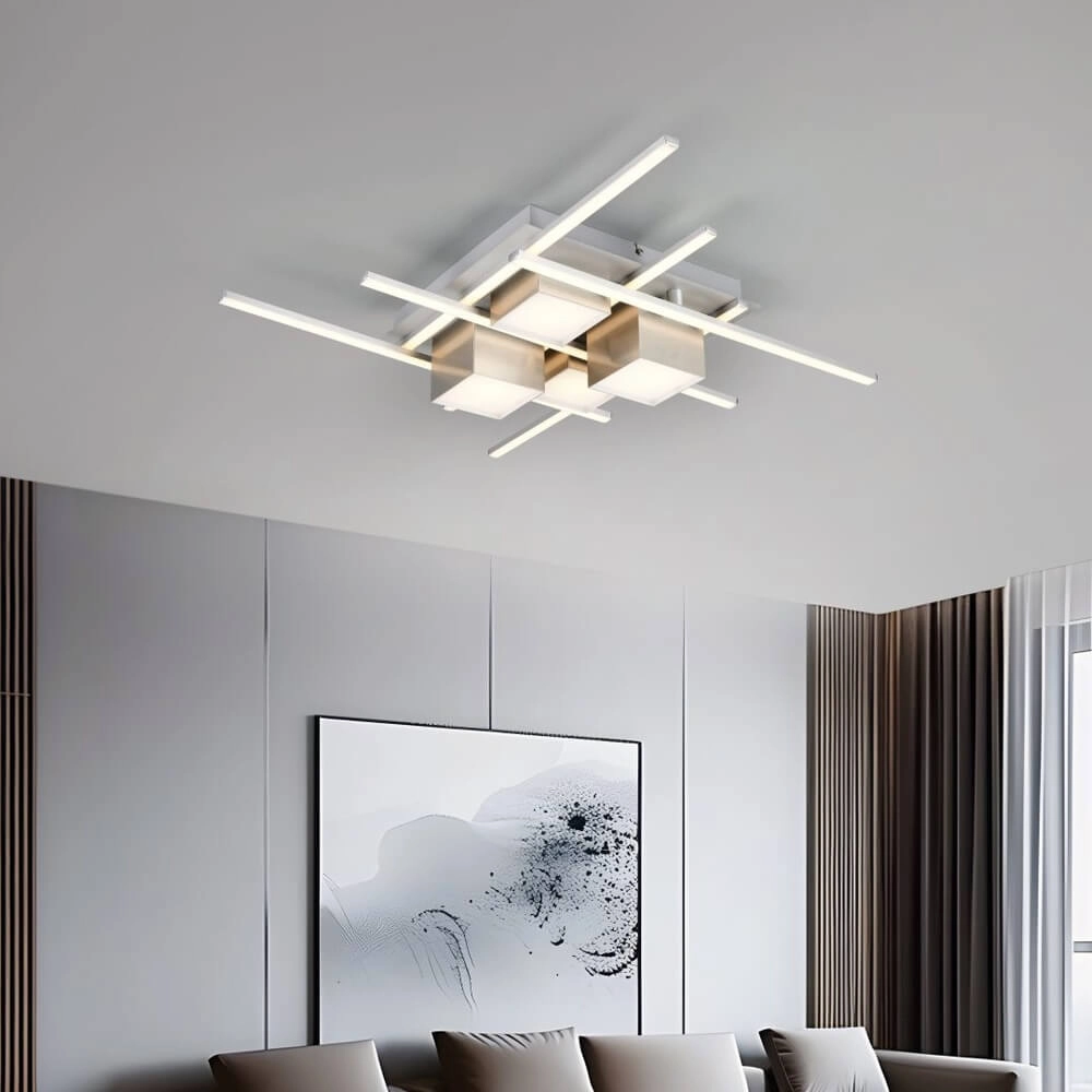 Design-Deckenleuchte Roger kaffeebraun Trio 4017807640113