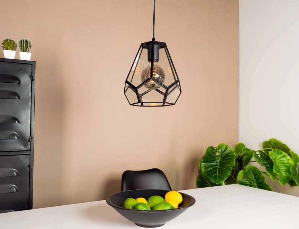 Hängelampe Mardyke schwarz mit Glas Eglo 9002759436438