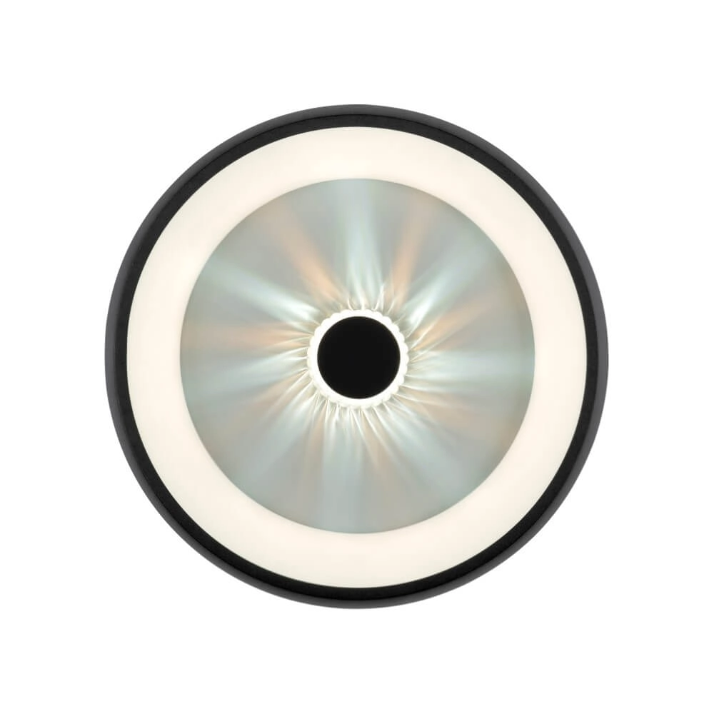 Runde Deckenleuchte Vertigo schwarz Ø 46,5cm Just Light 4043689994723