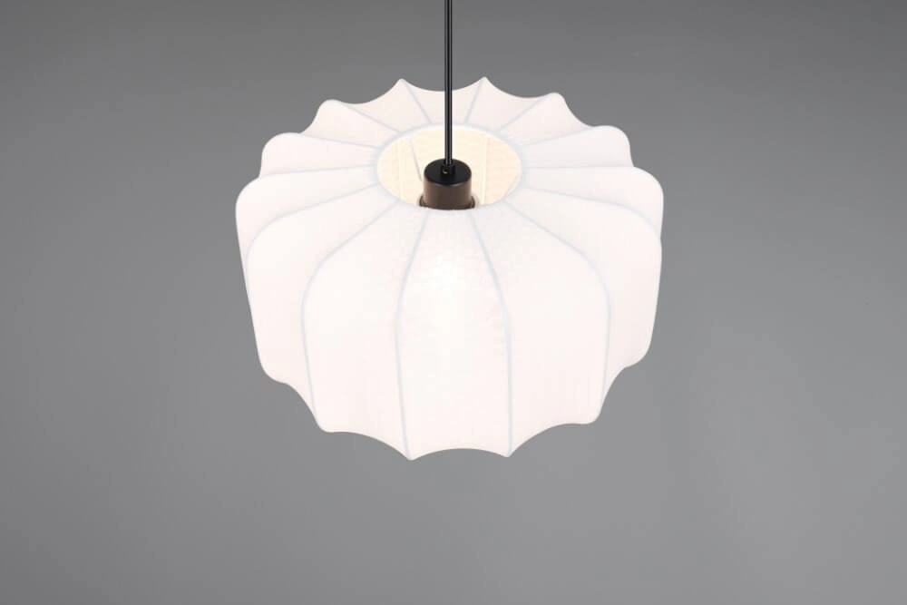 Weiße Design-Pendelleuchte Madleine Ø 40cm Trio 4017807638226
