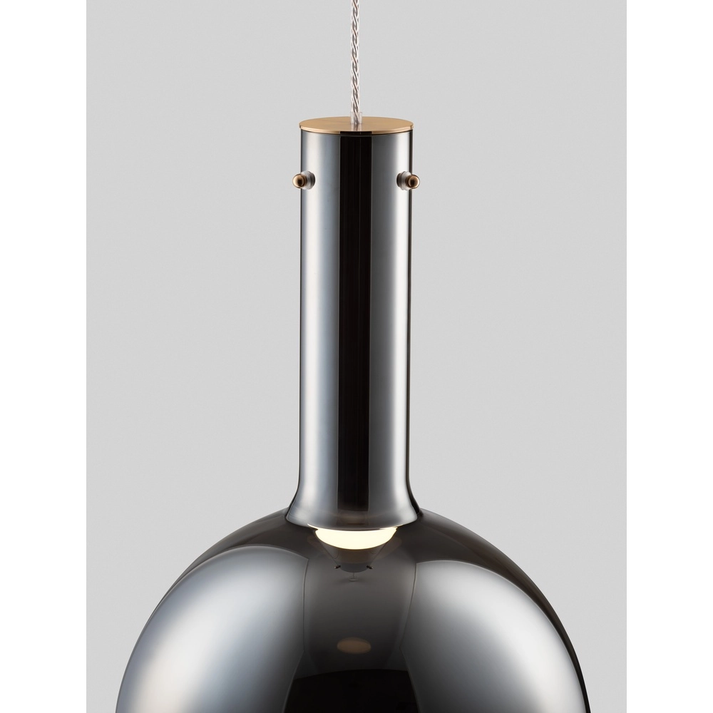 Pendelleuchte Nostos Rauchglas Ø 30cm Lyora 5212017484185