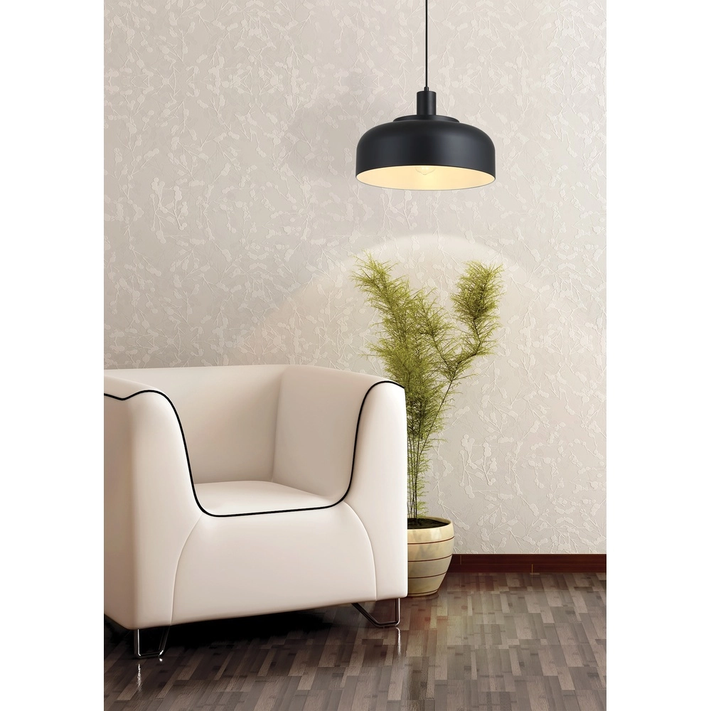 Schwarze Pendelleuchte Scotland Entwurf Searchlight 5053423298580