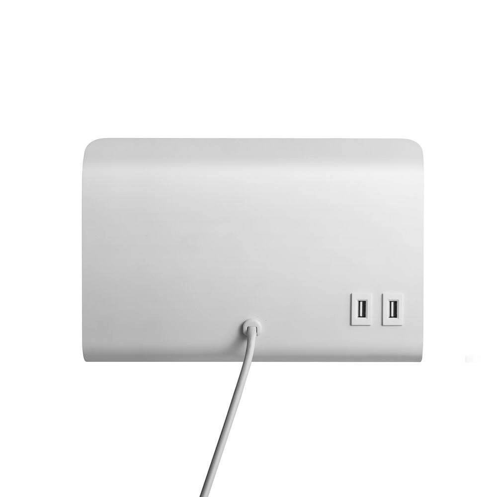Weiße Wandleuchte Roomi mit USB-Anschluss Nordlux 5704924005657