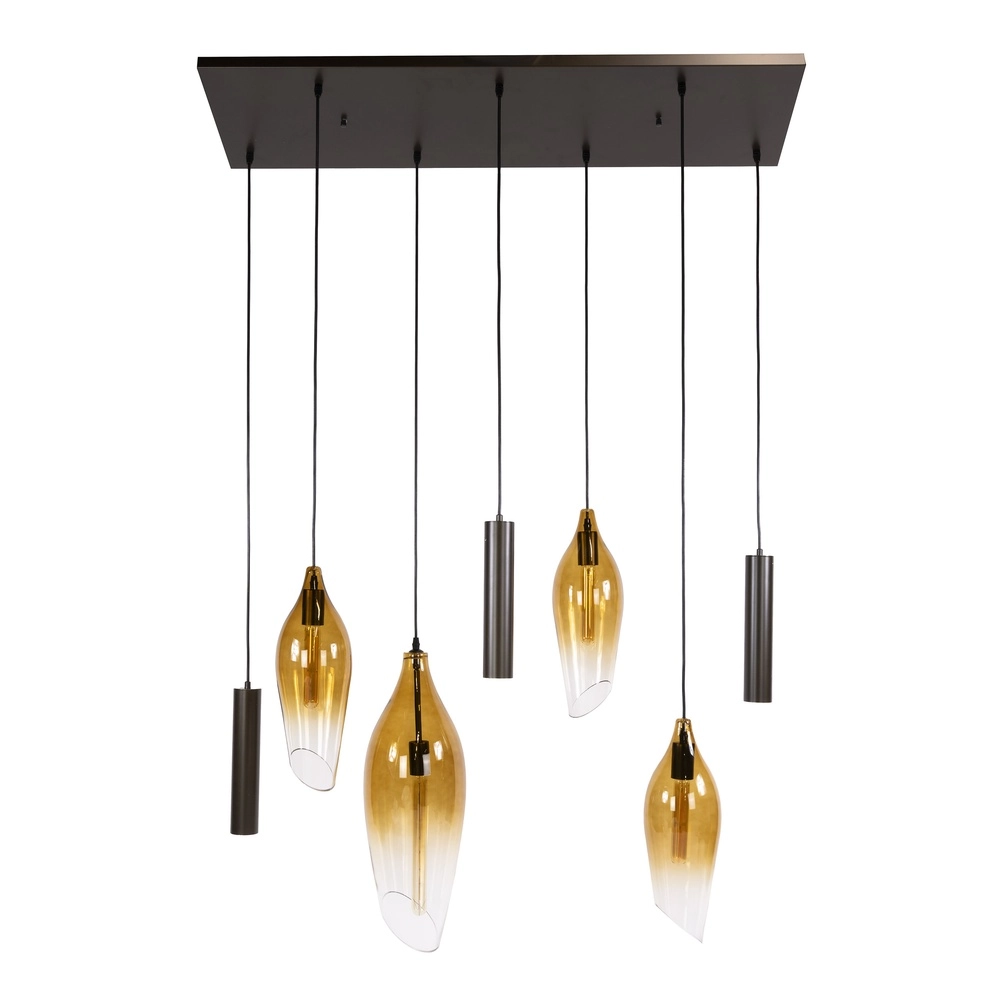 Stilvolle Pendellampe Cocoon mit verblassendem Glas Lyora 8716803511941
