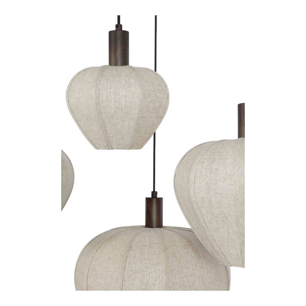 10-Licht Pendellampe Huxi Japandi Light & Living 8717807843472
