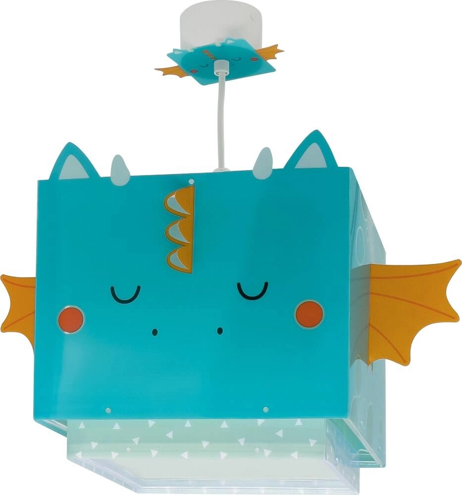 Design-Hängelampe Little Dragon blau mit weiß Dalber 8420406002941