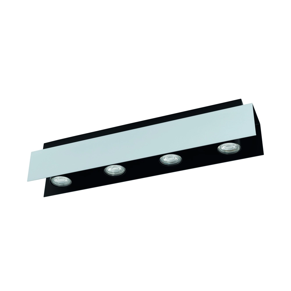Deckenlampe Viserba 4-Licht weiß und schwarz Eglo 9002759973971