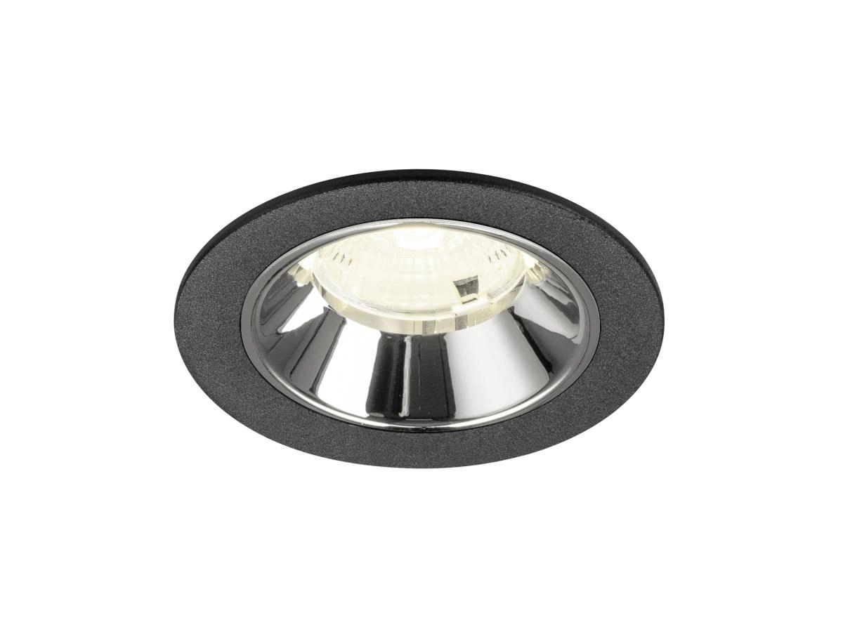 Einbau-Strahler Numinos S schwarz/chrom 4000K - 55gr SLV 4024163312776