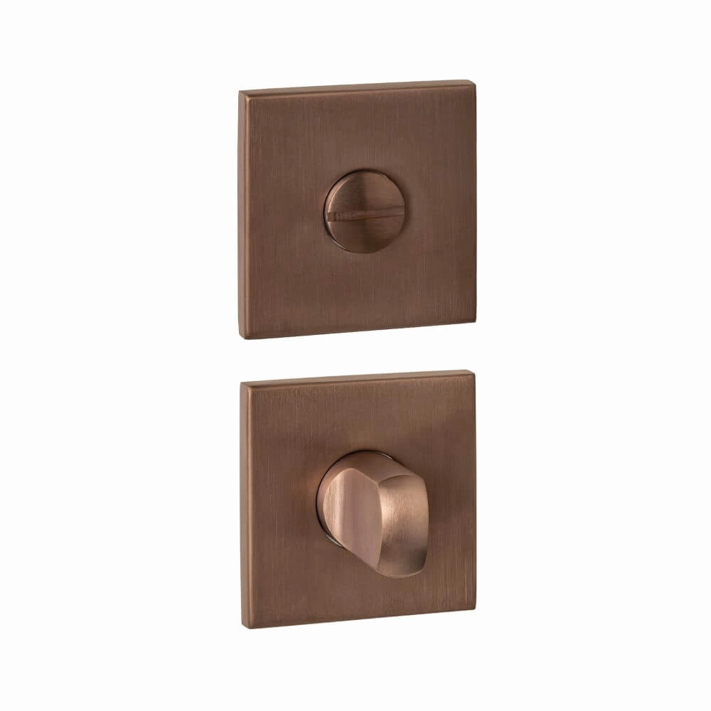 Verschluss der Toilette Tira quadratische Bronze 53x53mm Intersteel 8714186695937