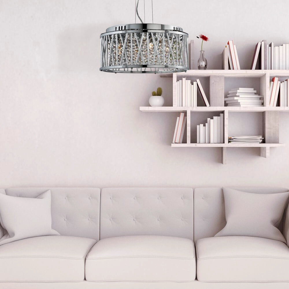 Designer-Hängelampe Elise Ø 35cm Searchlight 5053423039428