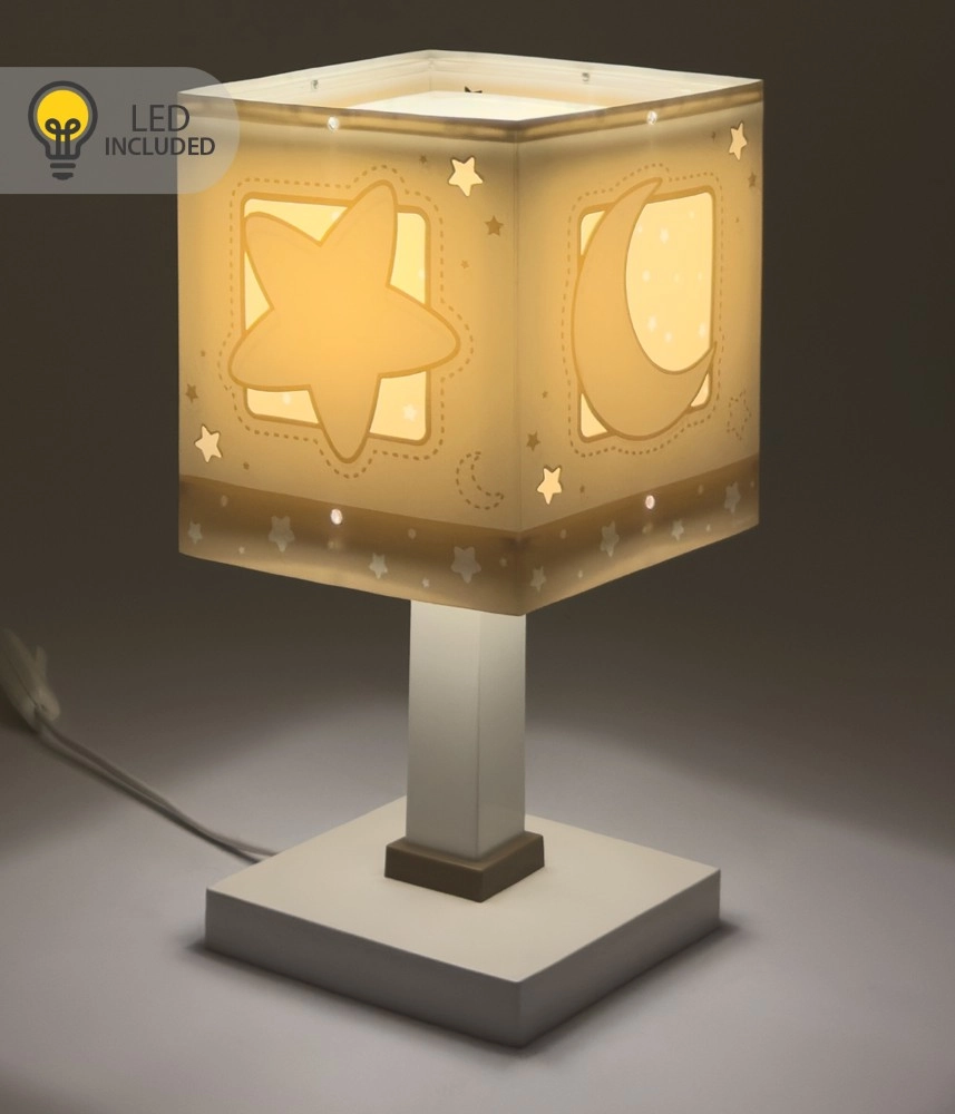 Tischlampe Moonlight weißes Leuchten im Dunkeln Dalber 8420406002415