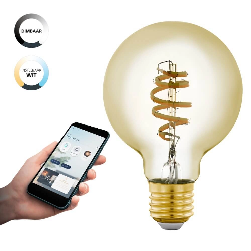 LED-Lampe Zigbee - E27 - 4.9 watt - 2200-6500K - G80 Eglo 9002759122430