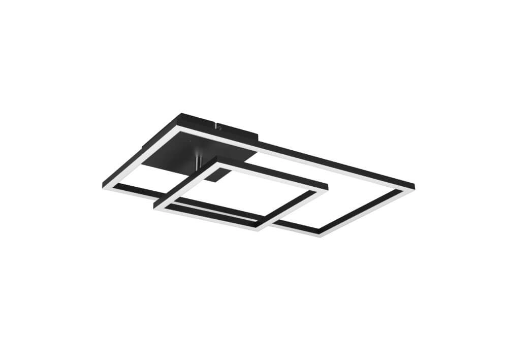 Schwarze Deckenlampe Padella LED Trio 4017807521832