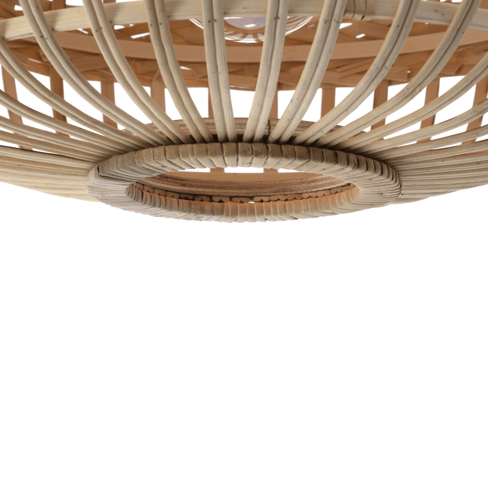 Deckenleuchte aus Rattan Amsfield Ø 45cm Eglo 9002759437237