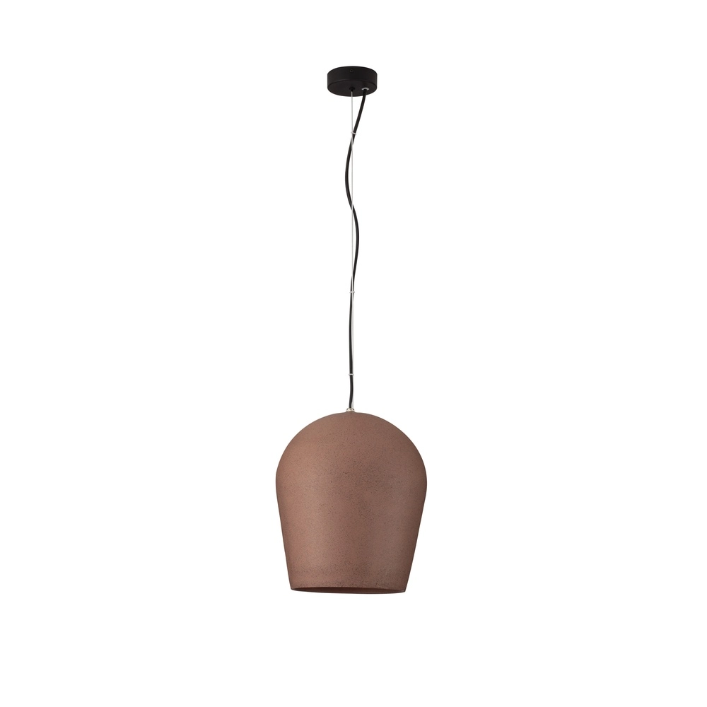 Pendelleuchte Omio Ø 29cm erdbraun Lyora 5212017468888