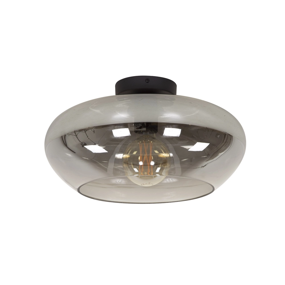Glasdeckenlampe Elevate Ø 40cm – Rauchglas Lyora 8716803512078